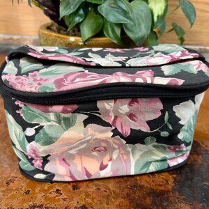 Vintage Isotoner Floral Travel Bag